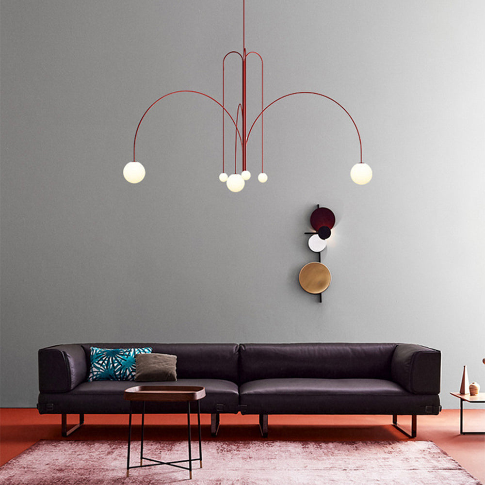 Merox Suspension Multi Simple Verre Chambre à Coucher/Salon-Luire