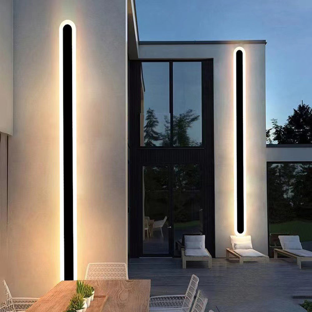 Rio Outdoor Wall Lamp Linear Oval - Sereilux