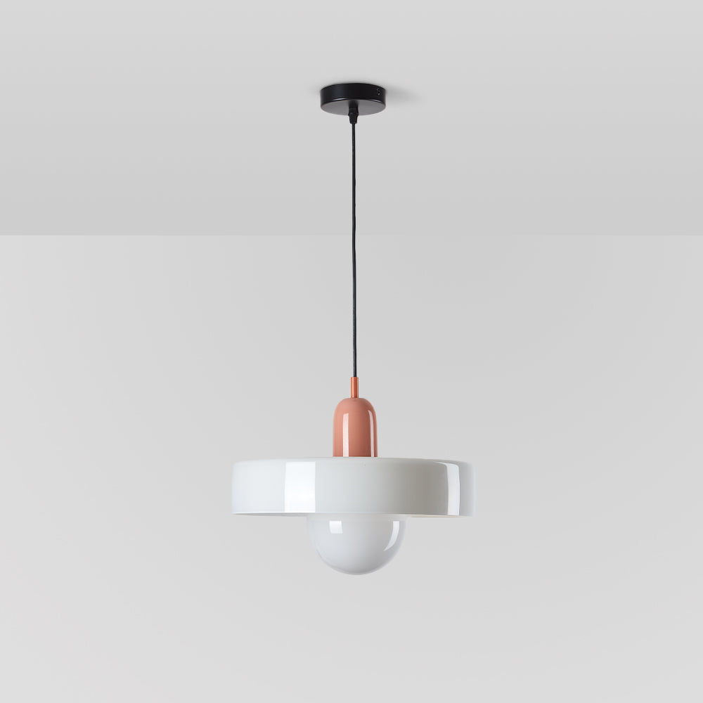 Ravelix Suspension Ronde Vintage Verre Salon-Luire