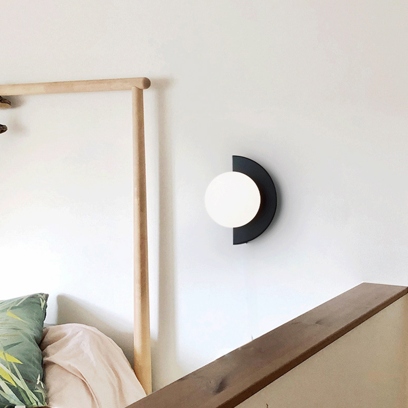 Lámpara de pared Solvire Globo semicircular - Sereilux