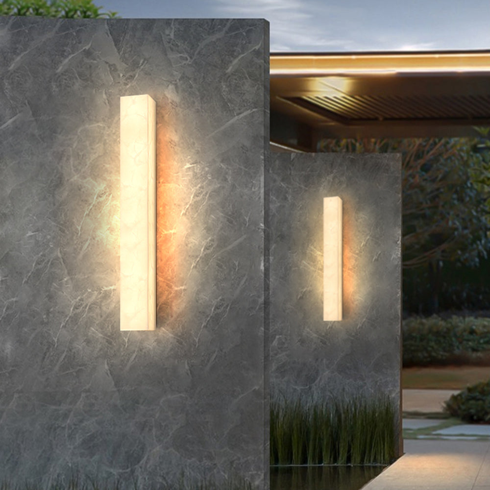 Marvex Wall Lamp Modern Rectangular Outdoor White - Sereilux