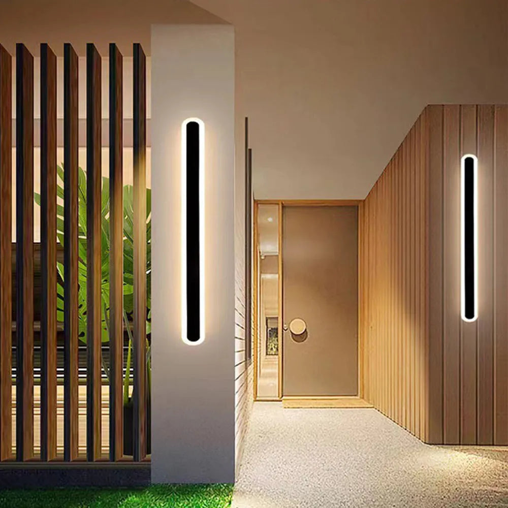 Rio Outdoor Wall Lamp Linear Oval - Sereilux
