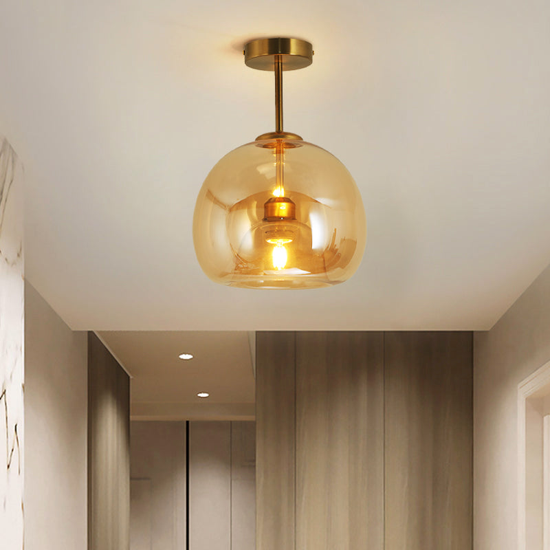 Laru Glass Semi-Flush Mount Ceiling Light/Pendant Light - Sereilux