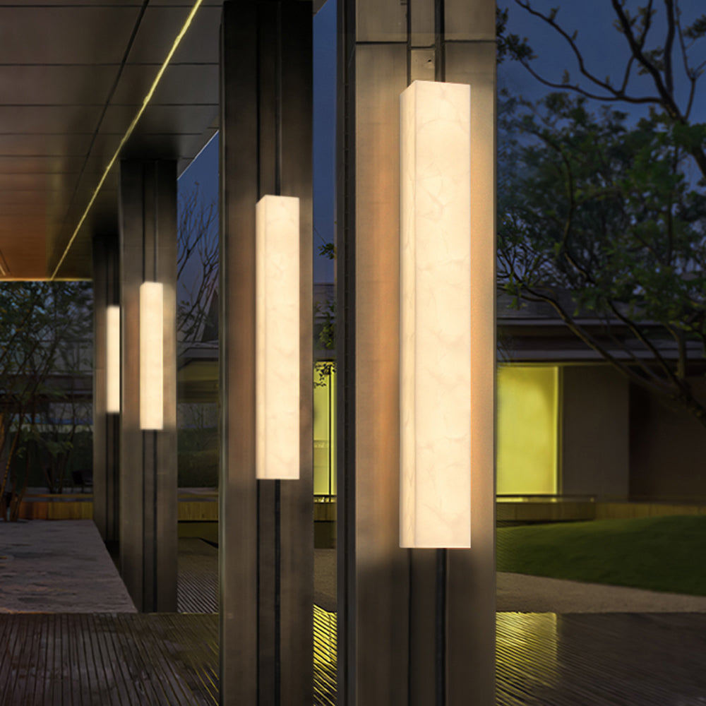 Marvex Wall Lamp Modern Rectangular Outdoor White - Sereilux