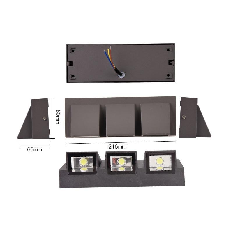 Lampă de perete exterioară modernă Terin neagră cu LED - Sereilux