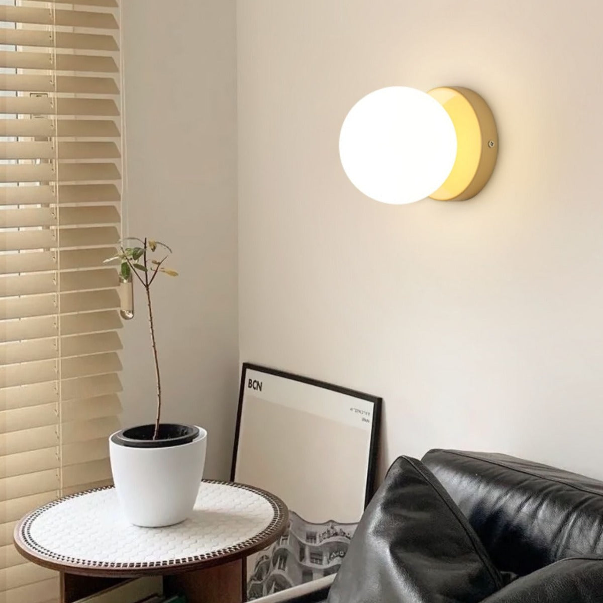 Velior Wandleuchte Rund Globe Modern - Sereilux