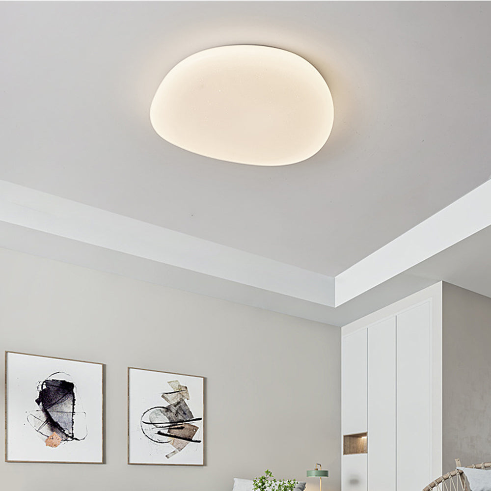 Raviq indbygningsloftlampe, form som småsten - Sereilux