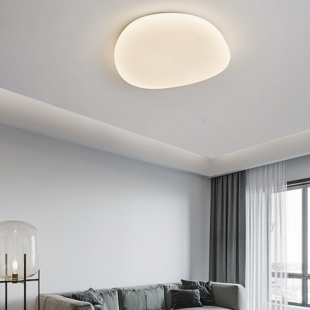 Raviq indbygningsloftlampe, form som småsten - Sereilux