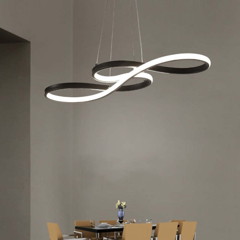 Nerin Musical Note Pendant Light, Black & Gold - Sereilux