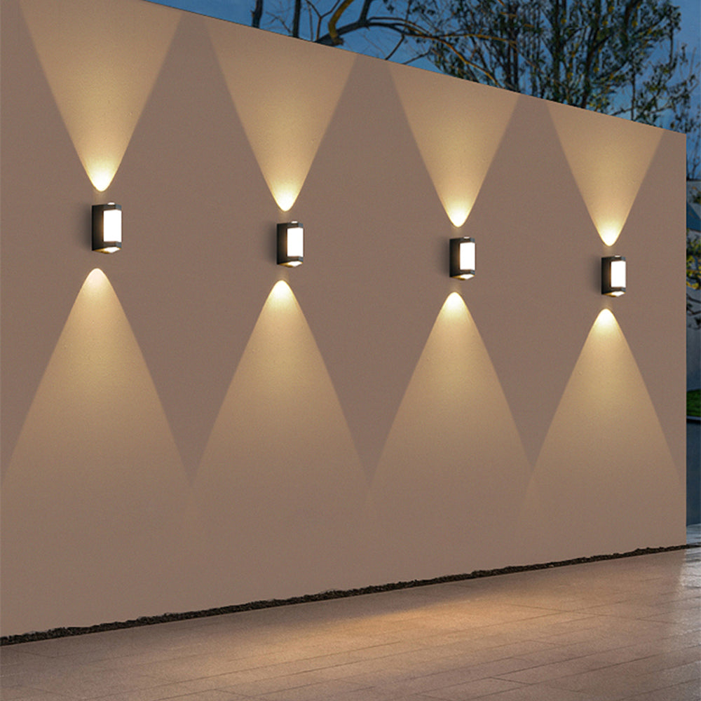 Alvoren Wall Lamp Nordic Up Down Outdoor White/Black - Sereilux