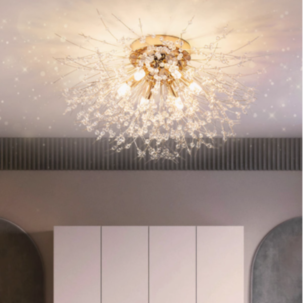 Lampada a sospensione vintage Lirex Fuoco di soffione - Sereilux