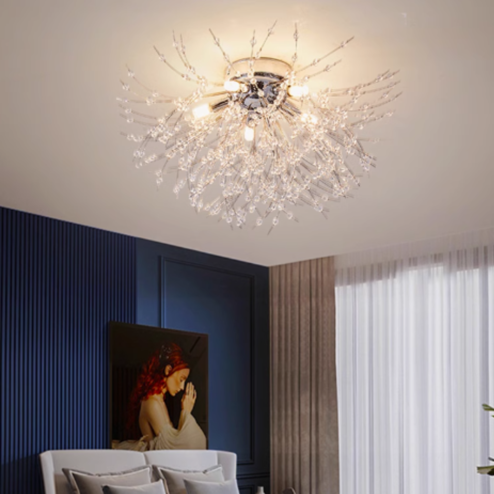 Lampada a sospensione vintage Lirex Fuoco di soffione - Sereilux