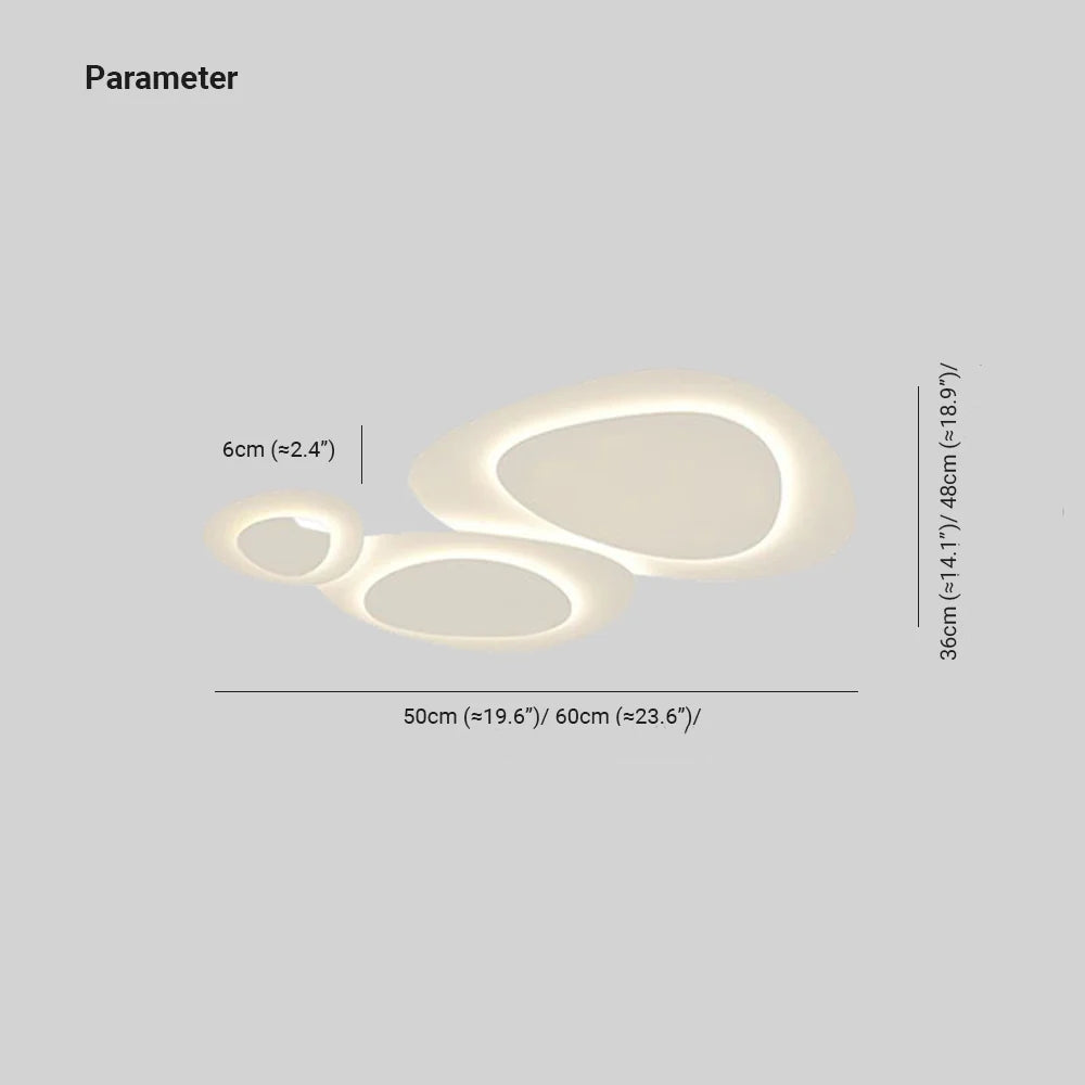 Novin Plafonnier Nuage Blanc Chambre A Couche-Luire