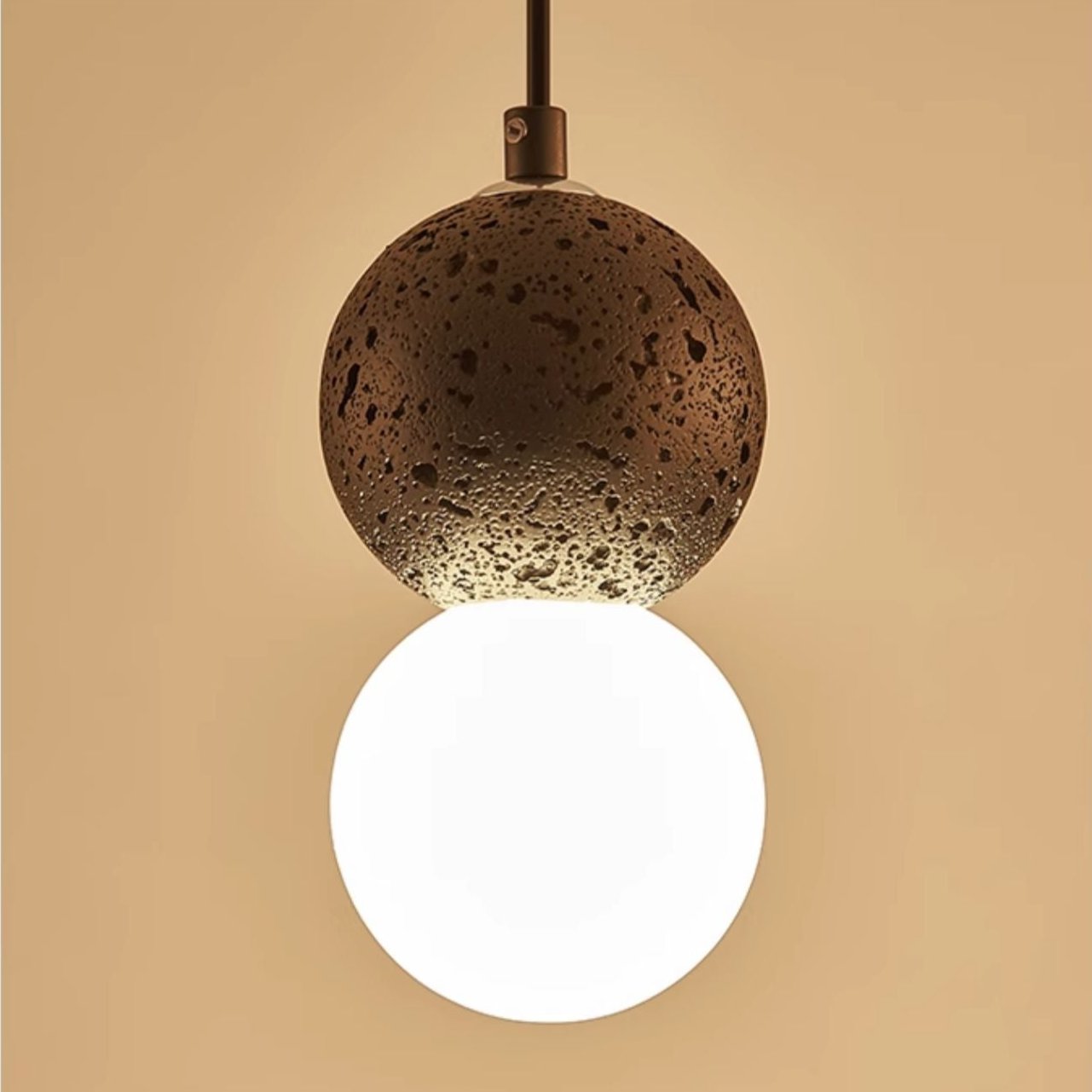Orynth Pendant Light Travertine Modern - Sereilux
