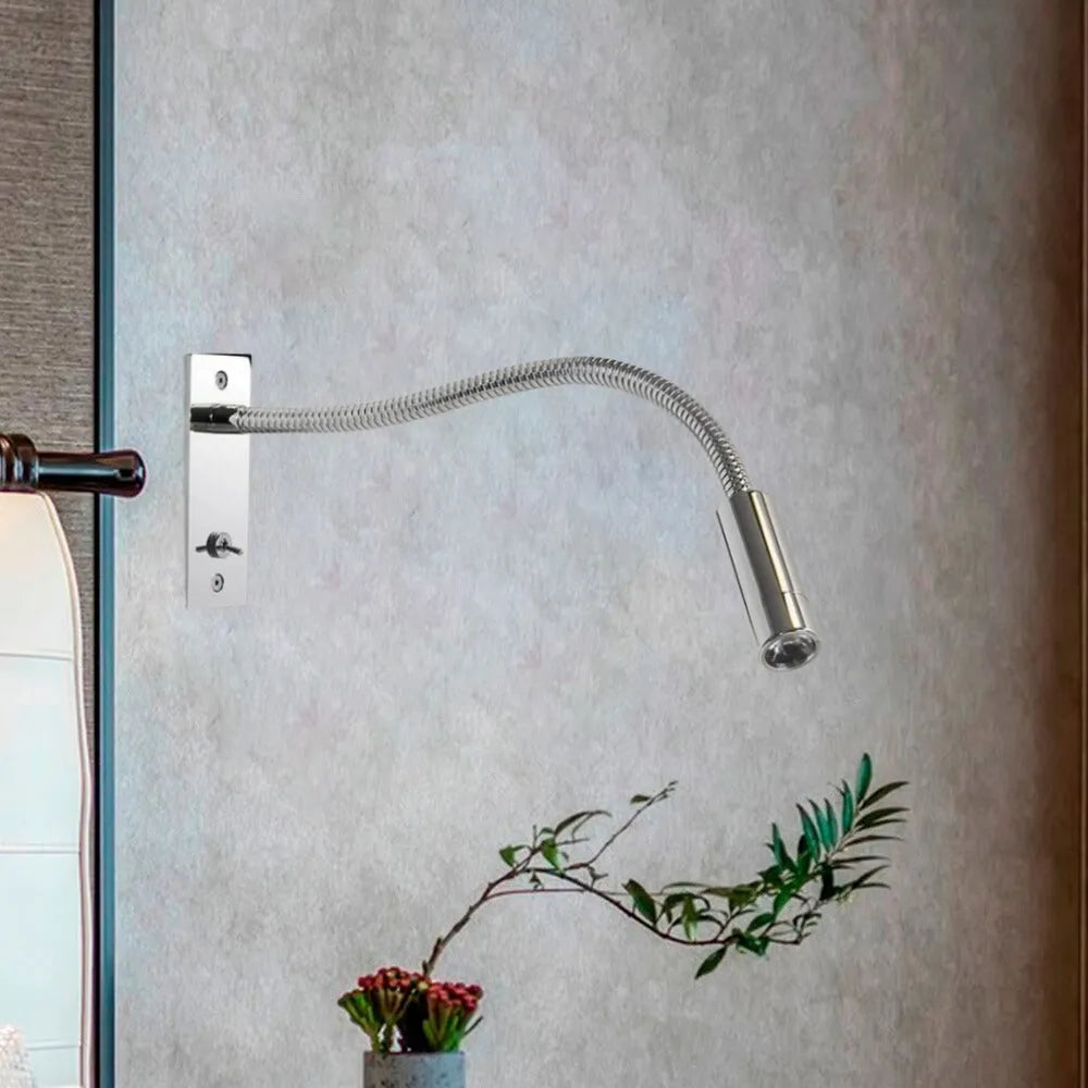 Lampă de perete Ray, minimalistă, spot reglabil pentru citit - Sereilux