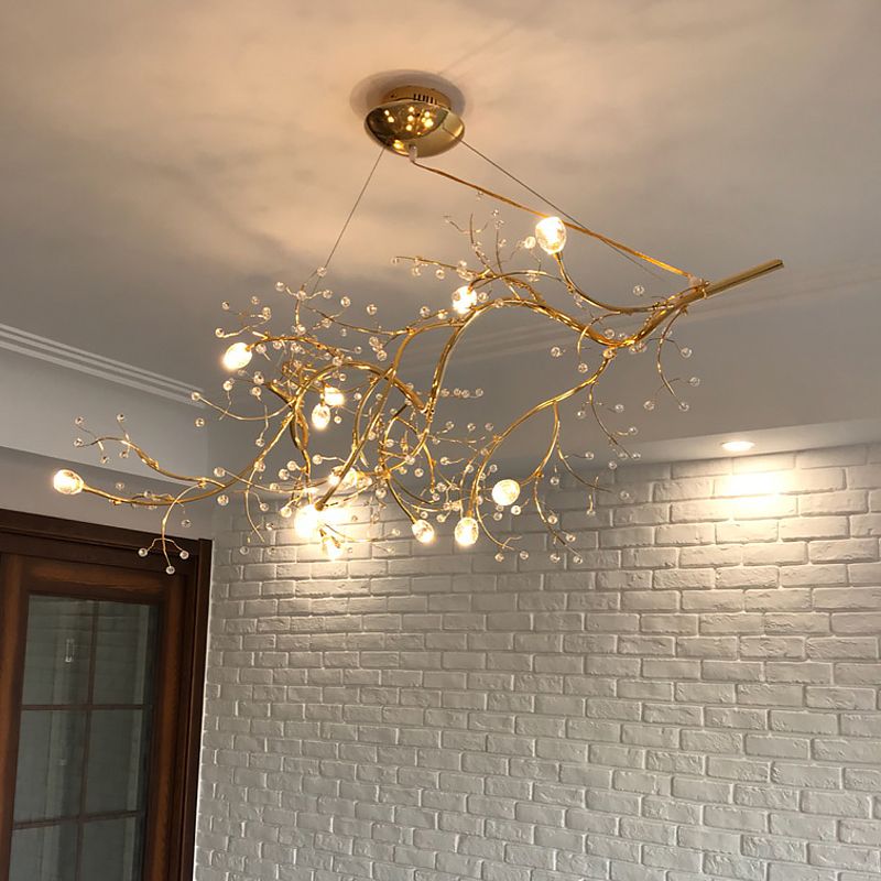 Halen Art Suspension Cristal Salon Chambre à Coucher-Luire
