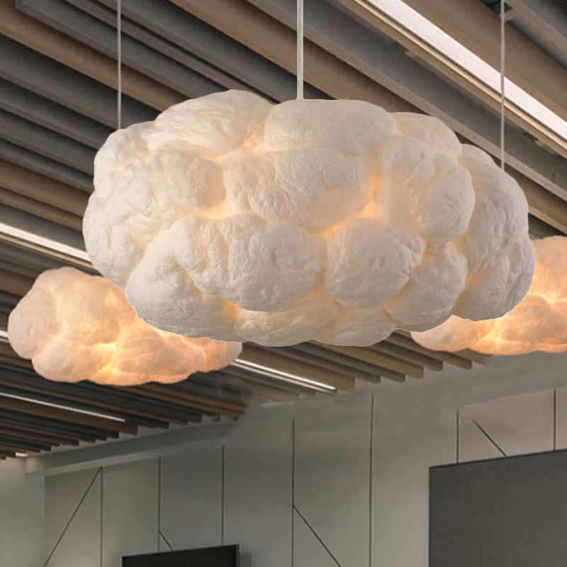 Sorexor Suspension Nuage Art Deco Blanc Salon/Chambre à Coucher-Luire