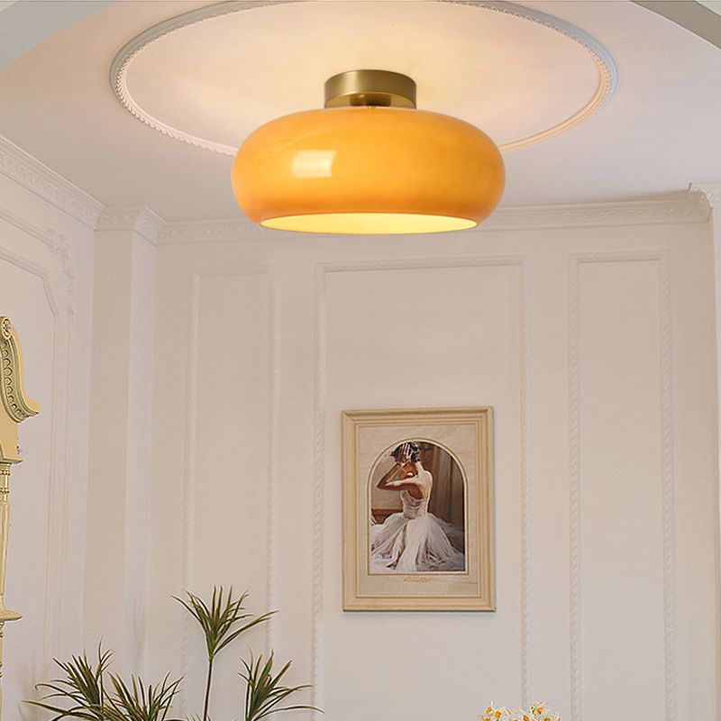 Vensia loftlampe i glas, indbygget - Sereilux