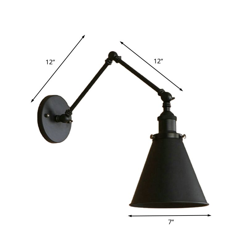 Calven Wall Lamp Vintage Adjustable Living Room - Sereilux