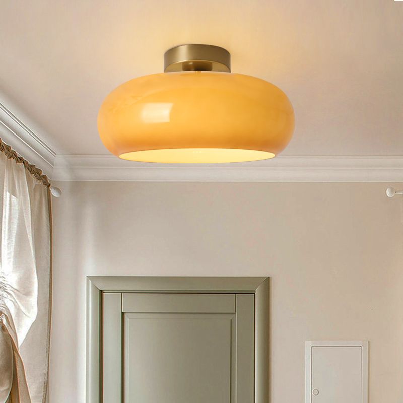 Vensia loftlampe i glas, indbygget - Sereilux