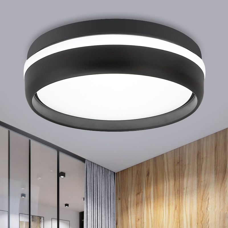Lenior loftlampe sort rund - Sereilux
