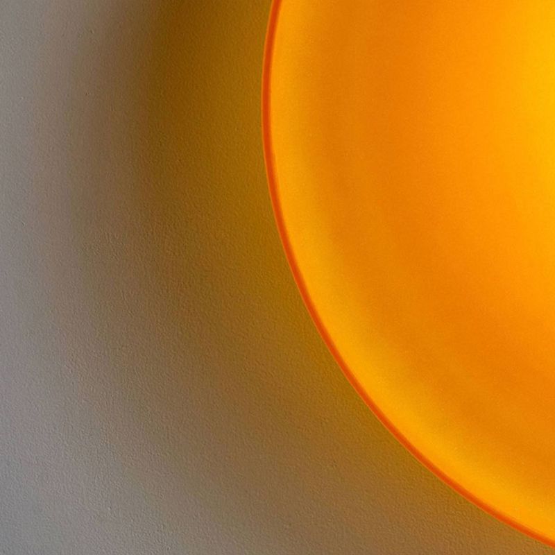 Solven Ceiling Light Drum-Shaped Glass - Sereilux