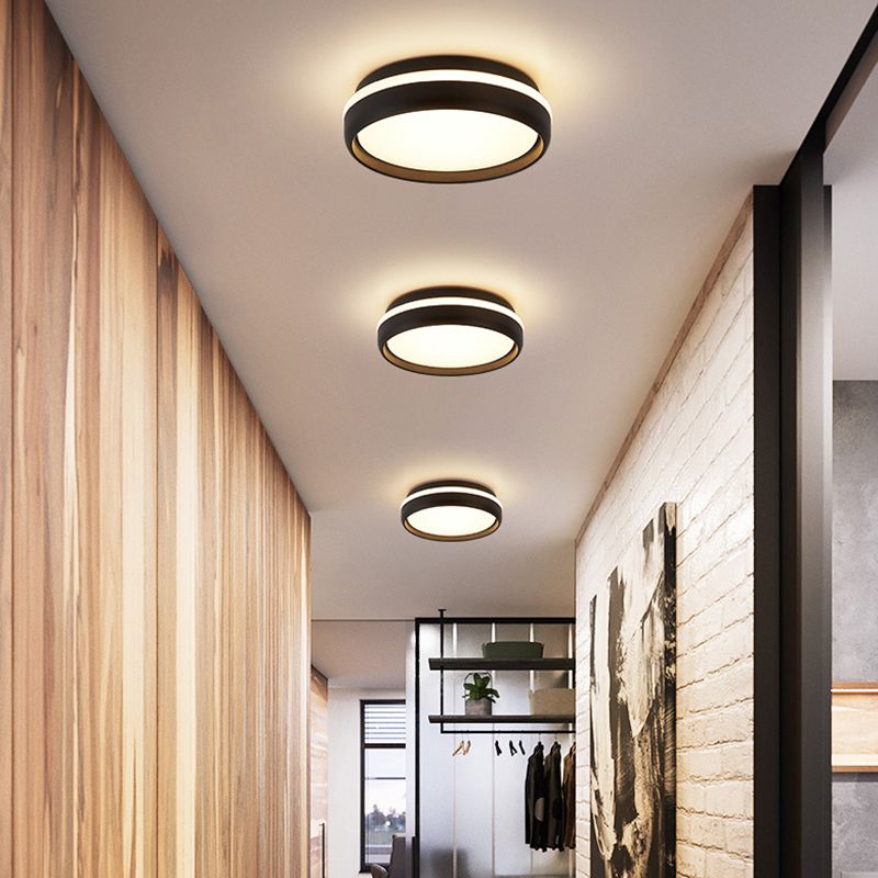 Lenior loftlampe sort rund - Sereilux