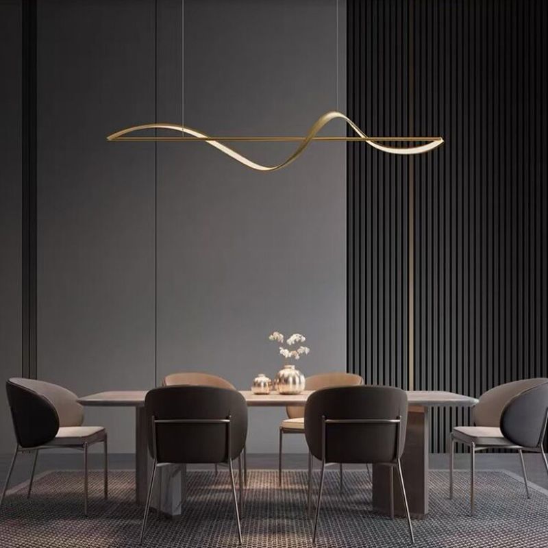 Arelia Pendant Light Wave Minimalist - Sereilux