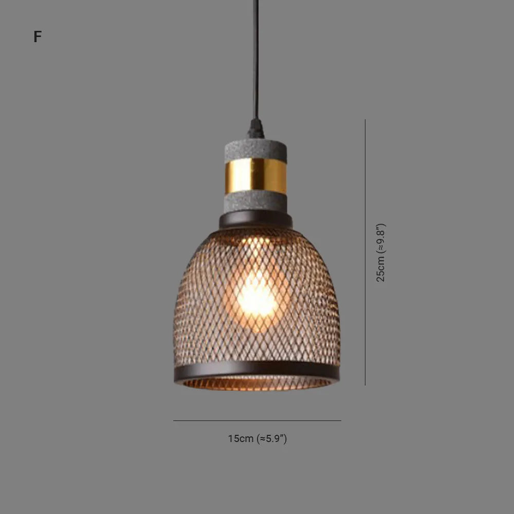 Vireth Pendant Light Industrial Cylindrical Cement/ - Sereilux