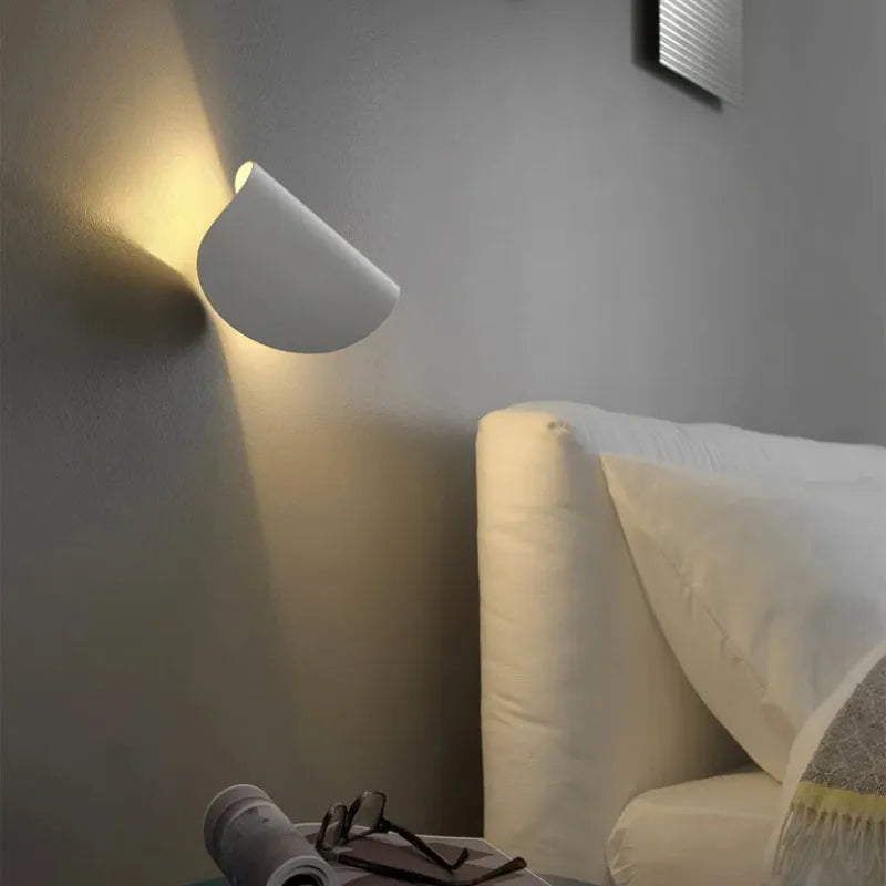 Kio LED Wall Reading Lamp 360° Rotatable, Bedside & Living Room - Sereilux