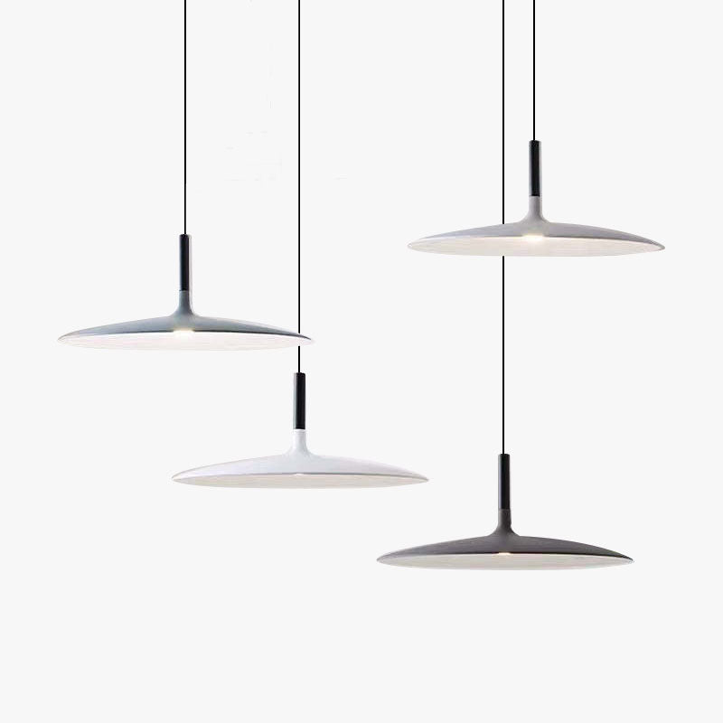 Luxar Suspension Ronde Nordique Blanc/Noir/Gris Claire/Armée Verte-Luire