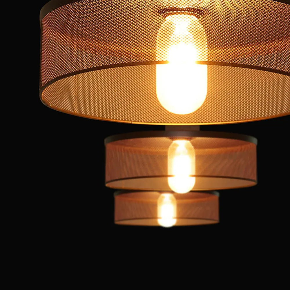 Vireth Pendant Light Industrial Cylindrical Cement/ - Sereilux