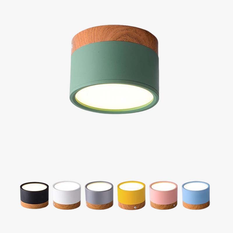 Luxin Cylindrical Flush Mount Ceiling Light - Sereilux