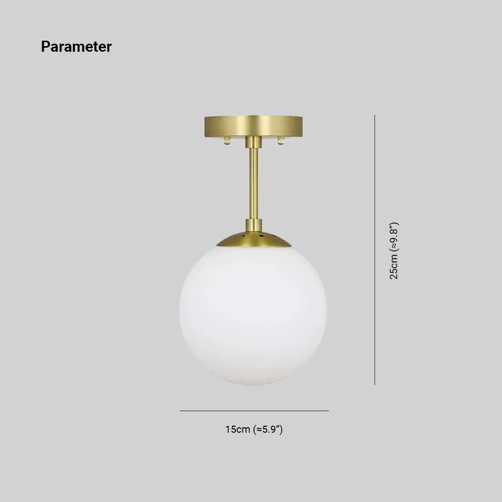 Malvo loftlampe semi-indbygget glas - Sereilux