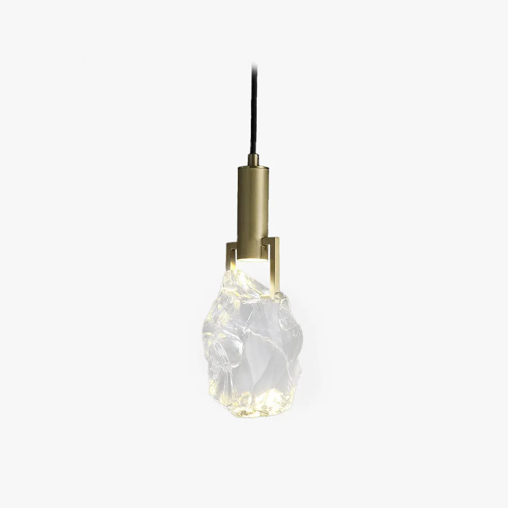 Elquin Pendant Light Crystal Cylindrical Shape - Sereilux