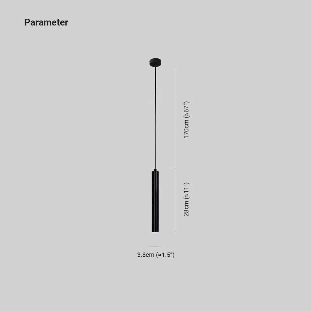 Lustră suspendată Selvor minimalistă liniară neagră - Sereilux
