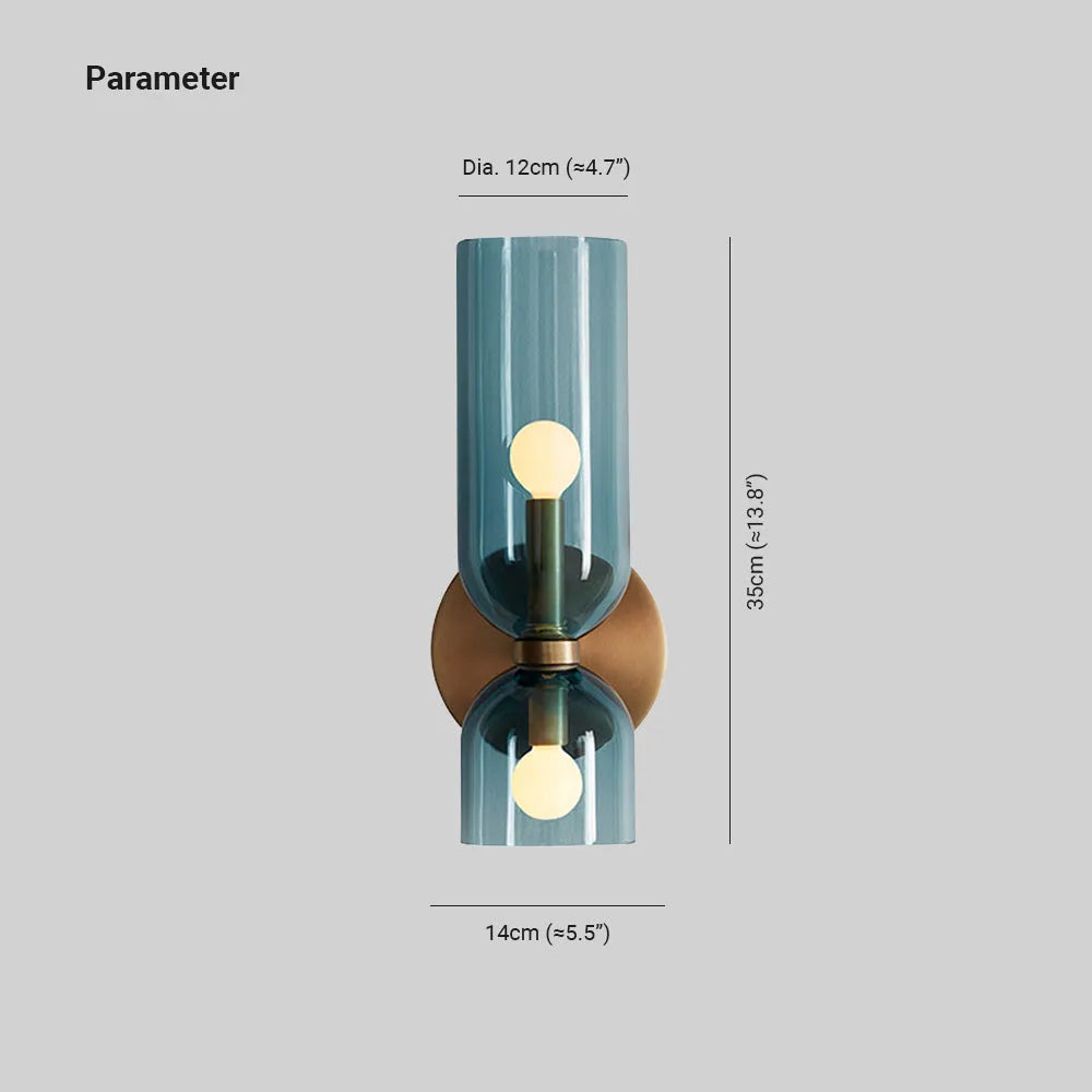 Sorvian Wall Lamp Sconce Glass Tube - Sereilux