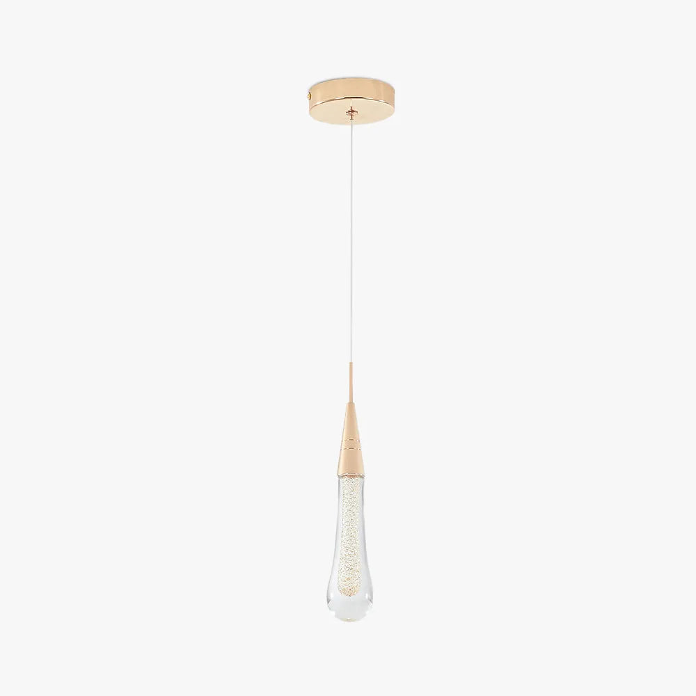 Orlith Pendant Light Gold Crystal - Sereilux