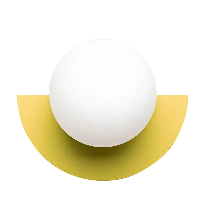Lámpara de pared Solvire Globo semicircular - Sereilux