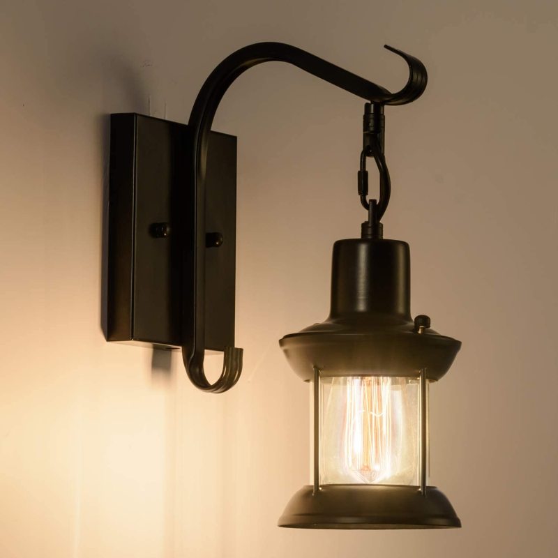 Caldena Wandleuchte im Industrie-Stil Innen Retro - Sereilux
