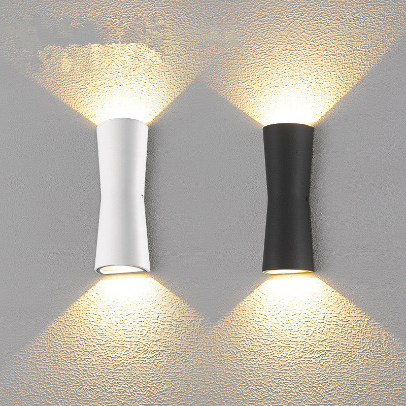 Merin Applique Murale Torche Moderne Noir/Blanc. Balcon-Luire