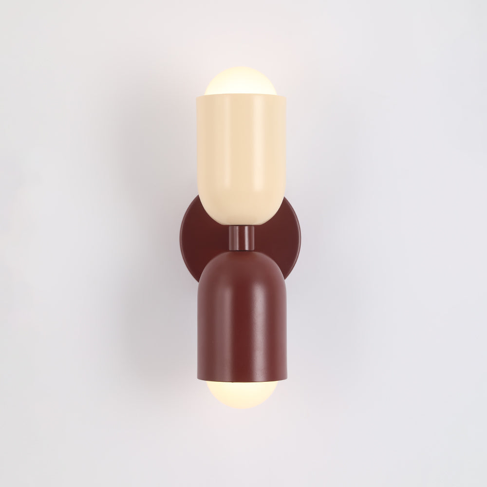Surix dubbelzijdige kleurrijke wandlamp - Sereilux