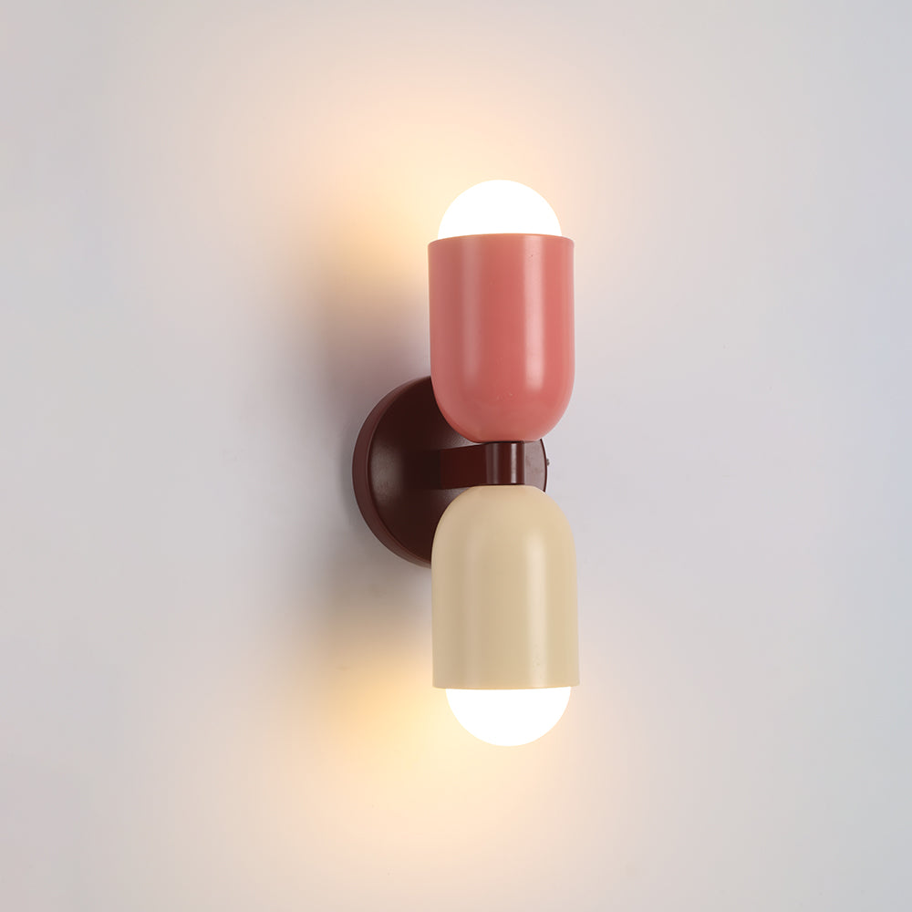Surix dubbelzijdige kleurrijke wandlamp - Sereilux