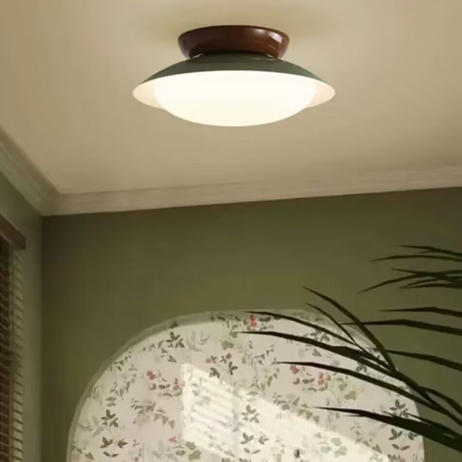 Luz de techo Doriel en forma de cuenco - Sereilux