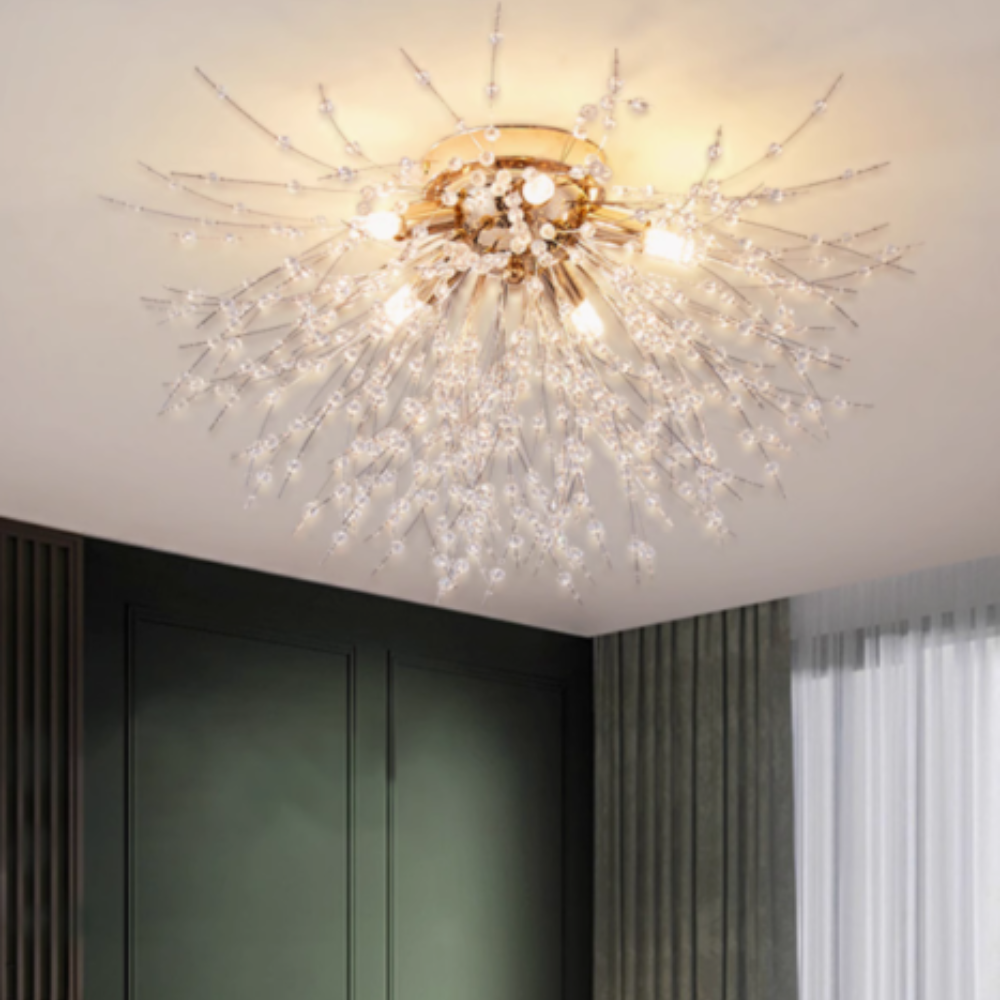 Lampada a sospensione vintage Lirex Fuoco di soffione - Sereilux