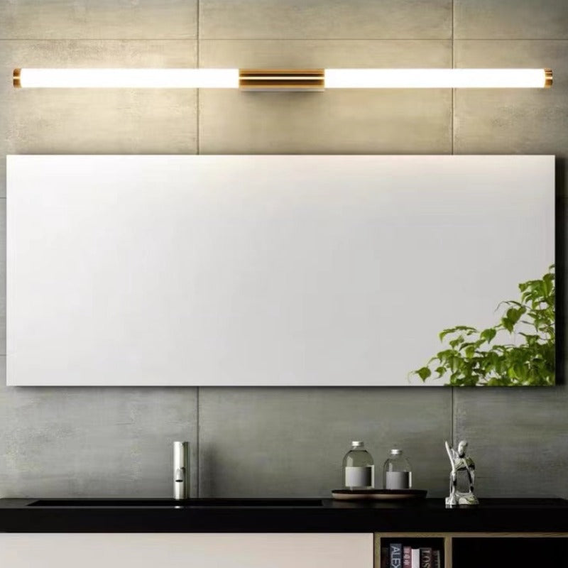 Aeri Minimalist Linear Wall Lamp, Gold - Sereilux