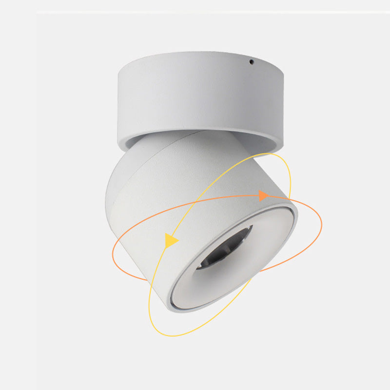 Lampada da soffitto moderna a LED Lurix Spotlight, nera/bianca - Sereilux