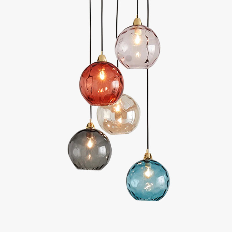 Avo Ripple Glass Pendant Lights - Sereilux