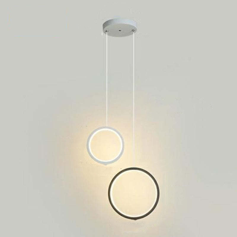 Kori Modern LED Pendellampa Svart/Vit Vardagsrum - Sereilux