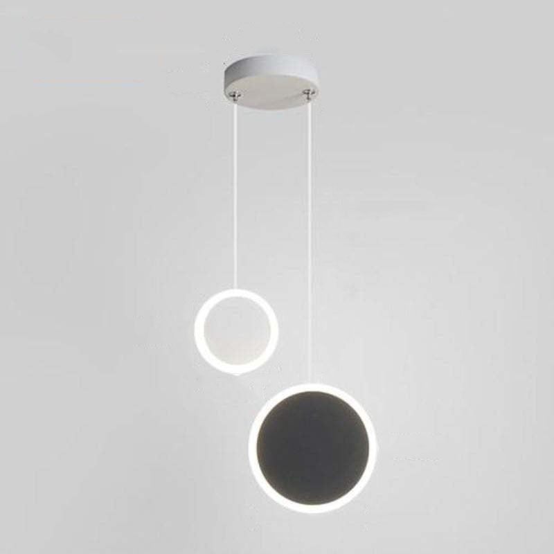 Kori Modern LED Pendellampa Svart/Vit Vardagsrum - Sereilux